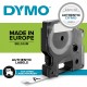 DYMO D1 Standard Etichette Nero su bianco 6mm x 7m S0720780A