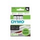 DYMO D1 Standard Etichette Nero su trasparente 19mm x 7m S0720820A