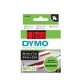 DYMO D1 Standard Etichette Nero su rosso 19mm x 7m S0720870A