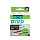DYMO D1 Standard Etichette Nero su verde 19mm x 7m S0720890A