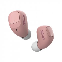 Trust Nika Compact Auricolare True Wireless Stereo TWS In ear Musica e Chiamate Bluetooth Rosa 23905