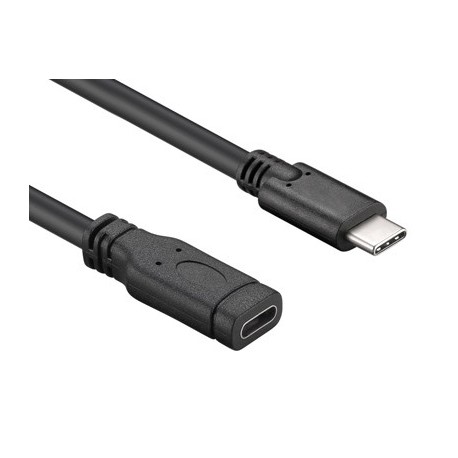 Hamlet XCUC UC MF10 cavo USB 1 m USB 3.2 Gen 1 3.1 Gen 1 USB C Nero