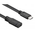 Hamlet XCUC-UC-MF10 cavo USB 1 m USB 3.2 Gen 1 3.1 Gen 1 USB C Nero