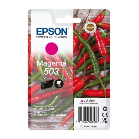 Epson 503 cartuccia dinchiostro 1 pz Originale Resa standard Magenta C13T09Q34020