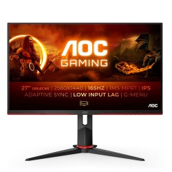 AOC Q27G2SEU Monitor PC 68,6 cm 27 2560 x 1440 Pixel Quad HD LED Nero, Rosso
