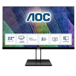 AOC V2 22V2Q Monitor PC 54,6 cm 21.5 1920 x 1080 Pixel Full HD LED Nero