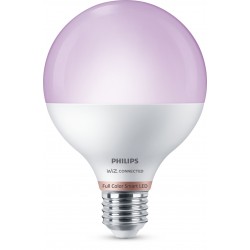 Philips LED Lampadina Smart Dimmerabile Luce Bianca o Colorata Attacco E27 75W Globo 929002383921