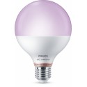 Philips LED Lampadina Smart Dimmerabile Luce Bianca o Colorata Attacco E27 75W Globo 929002383921