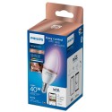 Philips LED Lampadina Smart Dimmerabile Luce Bianca o Colorata Attacco E14 40W Candela 929002448821