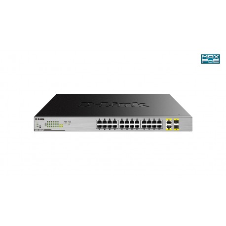 D Link DGS 1026MP switch di rete Non gestito Gigabit Ethernet 101001000 Supporto Power over Ethernet PoE Nero, Grigio