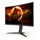 AOC G2 C24G2UBK Monitor PC 59,9 cm 23.6 1920 x 1080 Pixel Full HD LED Nero, Rosso