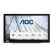 AOC 01 Series I1601FWUX Monitor PC 39,6 cm 15.6 1920 x 1080 Pixel Full HD LED Argento, Nero