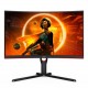 AOC CQ27G3SUBK Monitor PC 68,6 cm 27 2560 x 1440 Pixel Quad HD LED Nero, Rosso