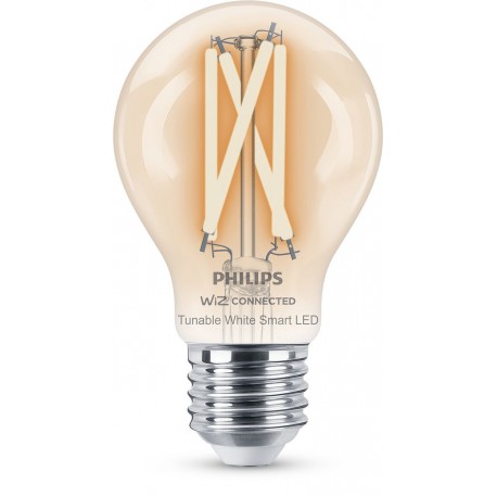 Philips LED Lampadina Smart Filament Dimmerabile Luce Bianca da Calda a Fredda Attacco E27 60W Goccia 929003017221