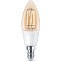Philips LED Lampadina Smart Filament Dimmerabile Luce Bianca da Calda a Fredda Attacco E14 40W Candela 929003017621