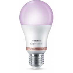 Philips LED Lampadina Smart Dimmerabile Luce Bianca o Colorata Attacco E27 60W Goccia 929002383621