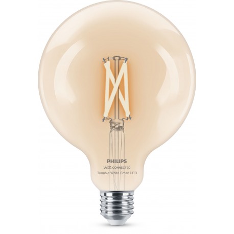 Philips LED Lampadina Smart Filament Dimmerabile Luce Bianca da Calda a Fredda Attacco E27 60W Globo 929003017821