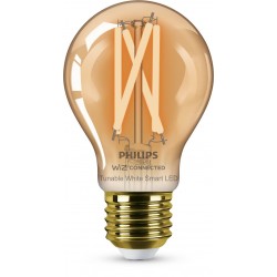 Philips LED Lampadina Smart Filament Ambrata Dimmerabile Luce Bianca da Calda a Fredda Attacco E27 50W Goccia 929003017421