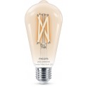 Philips LED Lampadina Smart Filament Dimmerabile Luce Bianca da Calda a Fredda Attacco E27 60W Edison 929003018621