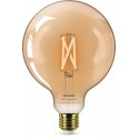 Philips LED Lampadina Smart Filament Ambrata Dimmerabile Luce Bianca da Calda a Fredda Attacco E27 50W Globo 929003017921