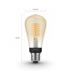 Philips Hue White ST64 Edison lampadina connessa E27 929002241201