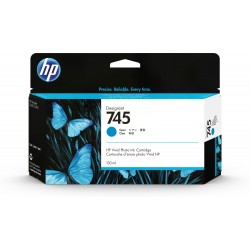 HP Cartuccia Inchiostro Ciano DesignJet 745, 130 ml F9J97A