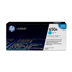HP Cartuccia Toner originale ciano LaserJet 650A CE271A