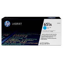 HP Cartuccia Toner originale ciano LaserJet 651A CE341A