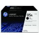 HP Confezione doppia di cartucce toner originali nero 05A LaserJet CE505D