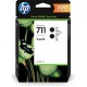 HP Confezione da 2 cartucce di inchiostro nero DesignJet 711, 80 ml P2V31A