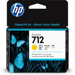 HP Cartuccia di inchiostro giallo originale DesignJet 712 da 29 ml 3ED69A
