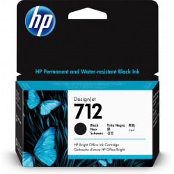 HP Cartuccia di inchiostro nero originale DesignJet 712 da 38 ml 3ED70A
