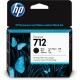 HP Cartuccia di inchiostro nero originale DesignJet 712 da 80 ml 3ED71A