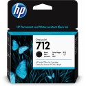 HP Cartuccia di inchiostro nero originale DesignJet 712 da 80 ml 3ED71A