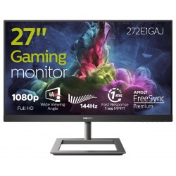 Philips E Line 272E1GAJ00 Monitor PC 68,6 cm 27 1920 x 1080 Pixel Full HD LCD Nero, Cromo