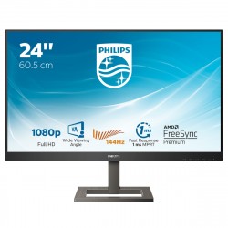 Philips E Line 242E1GAEZ00 LED display 60,5 cm 23.8 1920 x 1080 Pixel Full HD Nero, Cromo