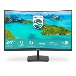 Philips E Line 241E1SCA00 Monitor PC 59,9 cm 23.6 1920 x 1080 Pixel Full HD LCD Nero